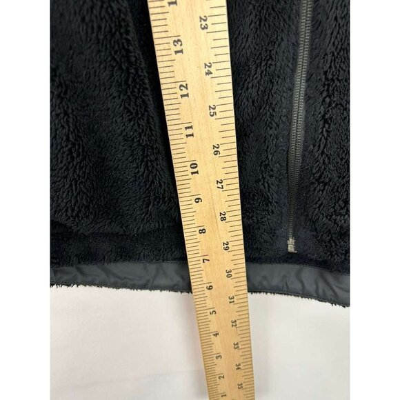 The North Face Women's Size 2X Osito Fleece Jacket Black Full Zip Front Pockets - Picture 5 of 15